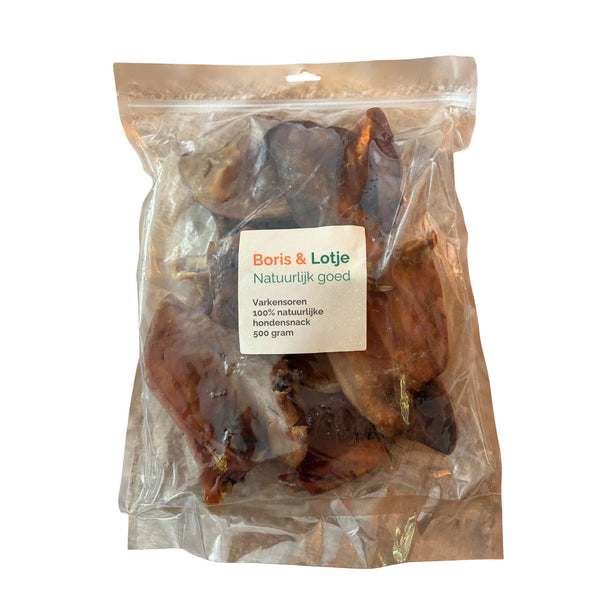 Varkensoren hond 500 gram