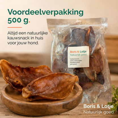 Varkensoren hond 500 gram