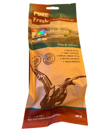 Eendenlever Kattensnacks 100% natuurlijk 70 gram - Per stuk