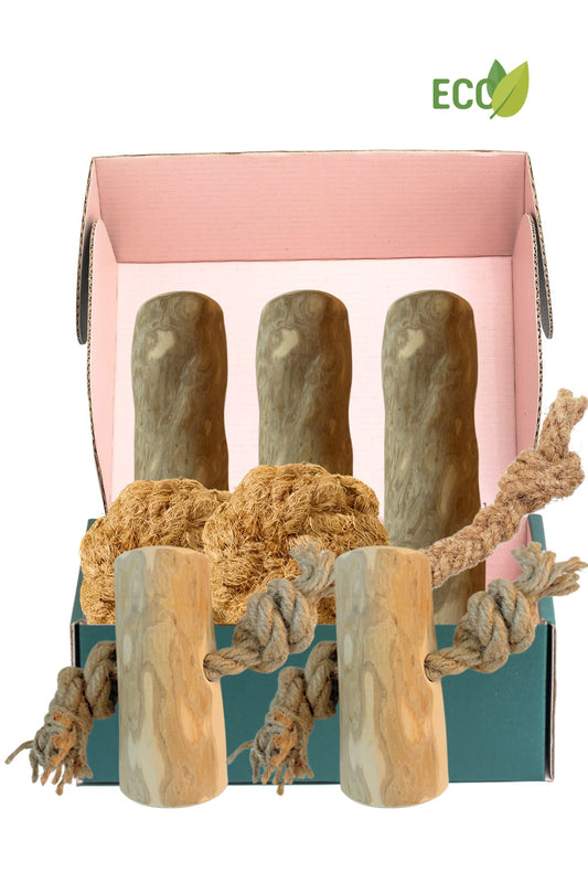 Deluxe hondenpakket XL - Natuurlijk kauwen en spelen