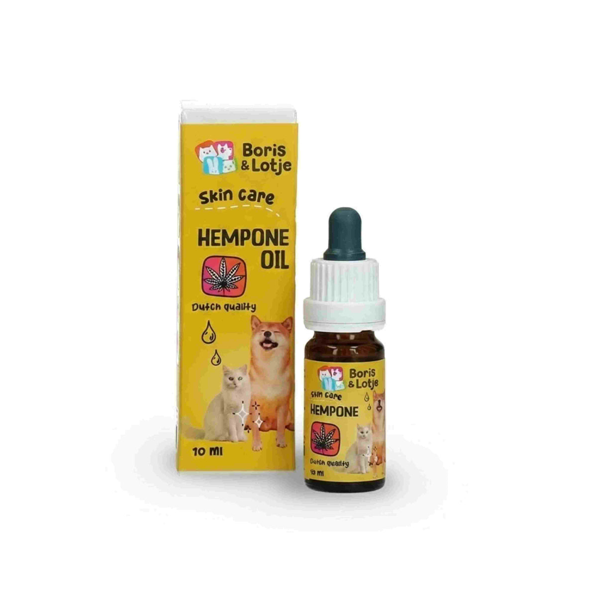 Hennepzaadolie huidverzorging voor hond en kat - 10 ml