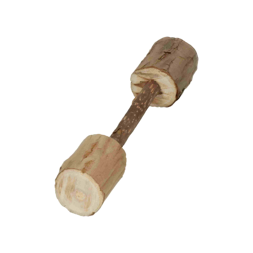 Madnip dumbbell kattenspeeltje - houten blokken