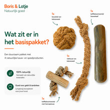 Deluxe hondenpakket L - Natuurlijk kauwen en spelen