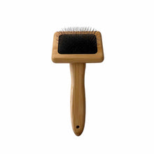 Hondenborstel lange pinnen S - bamboe 15,4 × 6,7 cm