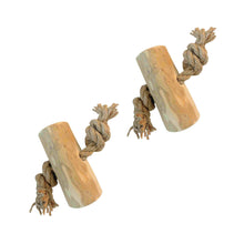 Koffieboomwortel met Henneptouw XL (10 cm)