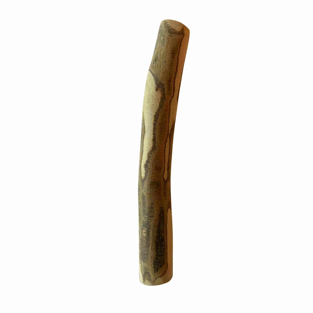 Olijfhout kauwstaaf hond 100% natuurlijk maat M, 15-20 cm - per stuk